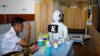 Tekan Penyebaran Covid, Rumah Sakit di India Pakai Robot Agar Pasien Bisa Berkomunikasi dengan Keluarga