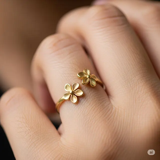 Model Cincin Emas Simple Elegan. Foto: Gemini