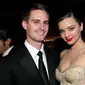 Evan Spiegel dan Miranda Kerr dilaporkan telah menikah di rumah mewahnya di Brentwood, Los Angeles, Sabtu lalu (Sumber: Business Insider)