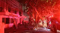 Suasana Usai Kebakaran Restoran Steak Menteng, Gelap dan Lalin Tersendat