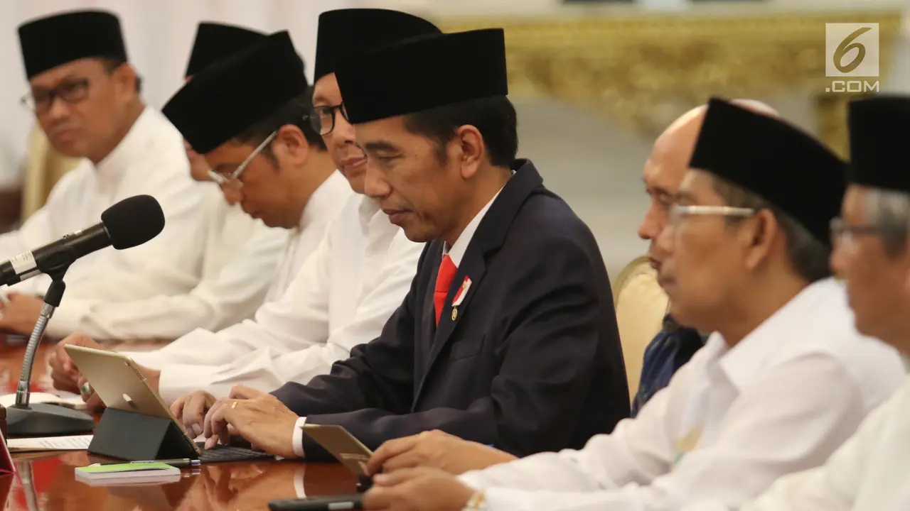 Presiden Jokowi Terima Para Qori Tingkat Internasional di Istana Merdeka