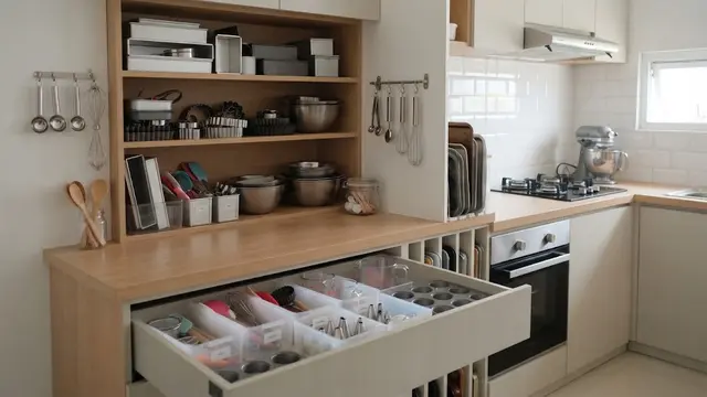 Menyimpan Peralatan Panggang di Dapur