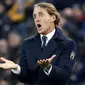 Dalam pertandingan yang digelar di Windsor Park, Selasa (16/11/2021), skuad Roberto Mancini ditahan imbang 0-0 oleh Irlandia Utara di pertandingan terakhir kualifikasi Piala Dunia 2022. (AFP/Paul Faith)