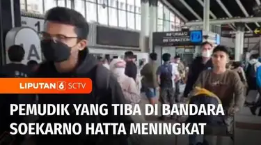 Pemandangan serupa juga tampak di Terminal Kedatangan 1 Bandara Soekarno Hatta, Tangerang, Banten, sepanjang hari Senin (1/5) kemarin hingga akhir penutupan angkutan lebaran 2023, Angkasa Pura mencatat volume penumpang arus mudik dan arus balik menca...