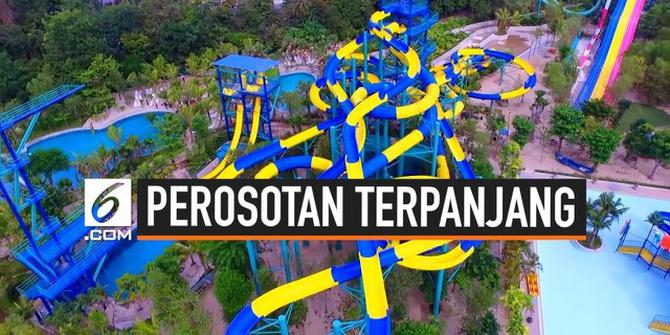 VIDEO: Pecahkan Rekor, Malaysia Punya Perosotan Air Terpanjang di Dunia