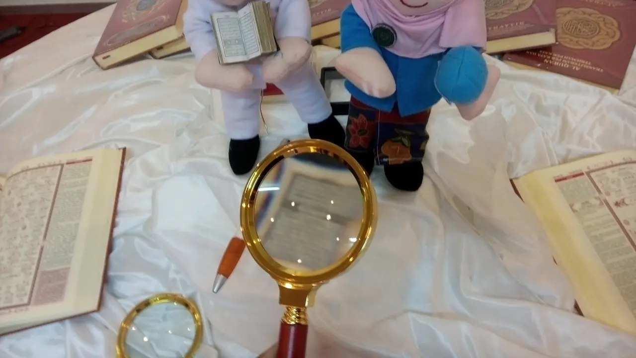 Si Kecil dan Si Besar Bertemu di Festival Alquran