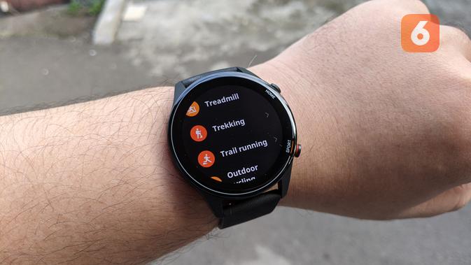 Opsi modus olahraga yang Xiaomi sertakan di dalam Mi Watch. (Liputan6.com/ Yuslianson)