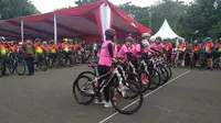 Deklarasi Pemilu Damai, Polri Ajak Masyarakat Gowes Bareng