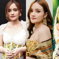 Eks vokalis Soegi Bornean, Fanny Soegiarto punya pesona menawan yang khas perempuan Indonesia. Ia kerap menyelipkan kain etnik di tampilan busananya. [@fannysoegi]