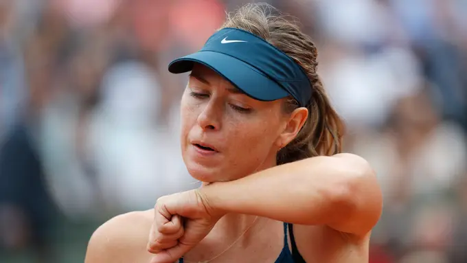Petenis Cantik Spanyol Singkirkan Sharapova di Prancis Terbuka