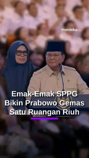 Prabowo Gemas Depan Emak-Emak, Bicara Telor Dadar Vs Ceplok di Menu MBG