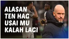 Berita video manajer sekaligus pelatih Manchester United sebut badai cedera jadi faktor Setan Merah kalah dari West Ham pada Sabtu (23/12/2023) malam WIB.