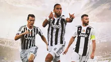 Juventus - Stephan Lichtsteiner, Andrea Barzagli, Medhi Benatia (Bola.com/Adreanus Titus)