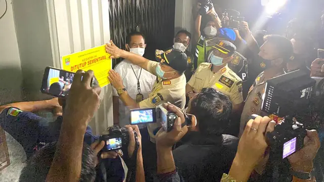 Langgar PPKM, Tempat Hiburan Malam di Bekasi Disegel