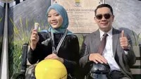 Romantisme Ridwan Kamil Ajak Putrinya Zara Berkeliling Naik Motor Setelah Lulus SMA , credit: @ridwankamil