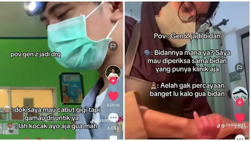 6 POV Gen Z Jadi Tenaga Kesehatan Ini Kocak, Pasien Kena Mental Duluan