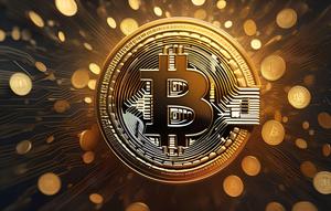 Ilustrasi aset kripto Bitcoin. (Foto By AI)