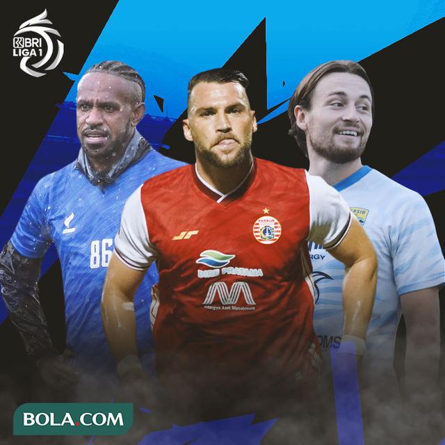 BRI Liga 1 - Ilustrasi Boaz Solossa, Marko Simic, Marc Klok