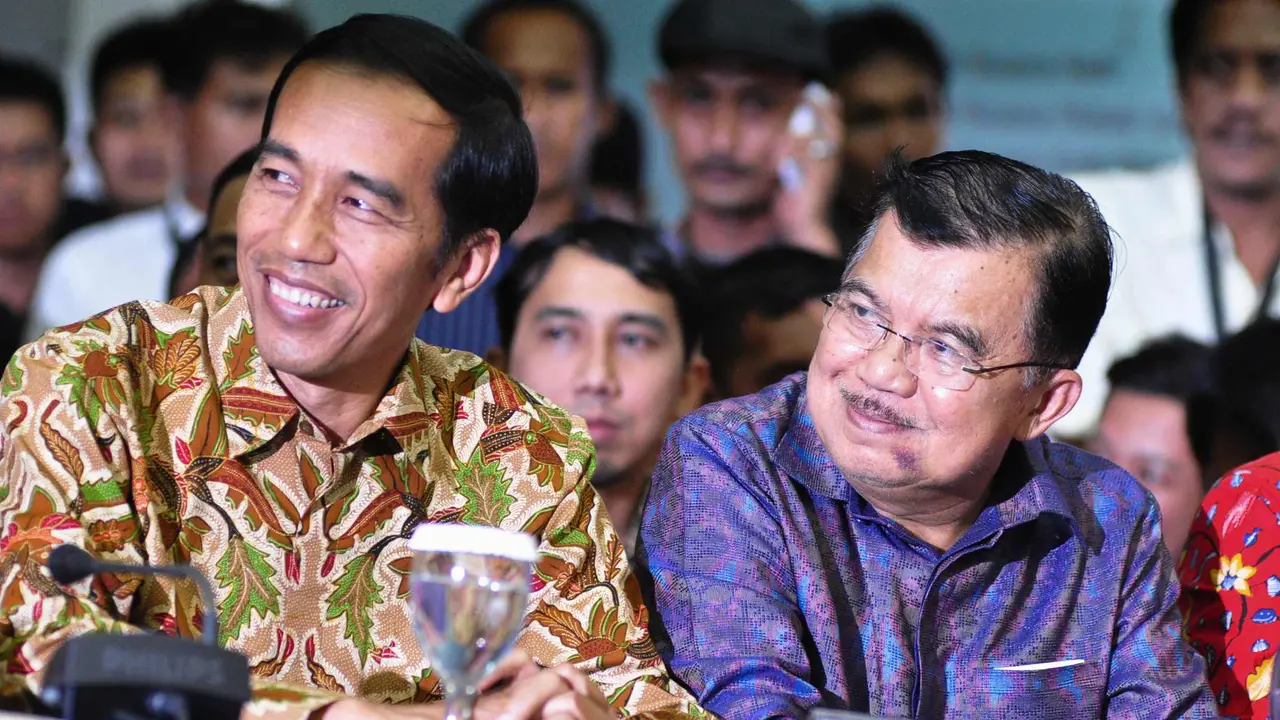 Senyum Kemenangan Presiden Jokowi