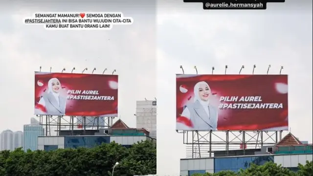 Aurel Hermansyah (Foto: Instagram/@attahalilintar @thariqhalilintar)