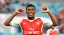 4. Alex Iwobi. Satu lagi bintang muda Arsenal asal Nigeria yang semakin moncer musim ini. Iwobi sudah mengoleksi 3 assist hingga pekan ke-7. (AFP/Jonathan Nackstrand)