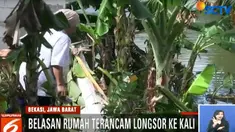 Melalui Ketua RT dan RW, warga sudah melaporkan ancaman longsor ini ke Pemerintah Kota Bekasi.