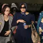 Terlapor kasus penamparan terhadap petugas Avsec, Joyce Warouw, tiba di Gedung Direktorat Reserse Kriminal Umum Polda Metro Jaya, Jakarta, Jumat (7/7). (Liputan6.com/Immanuel Antonius) 