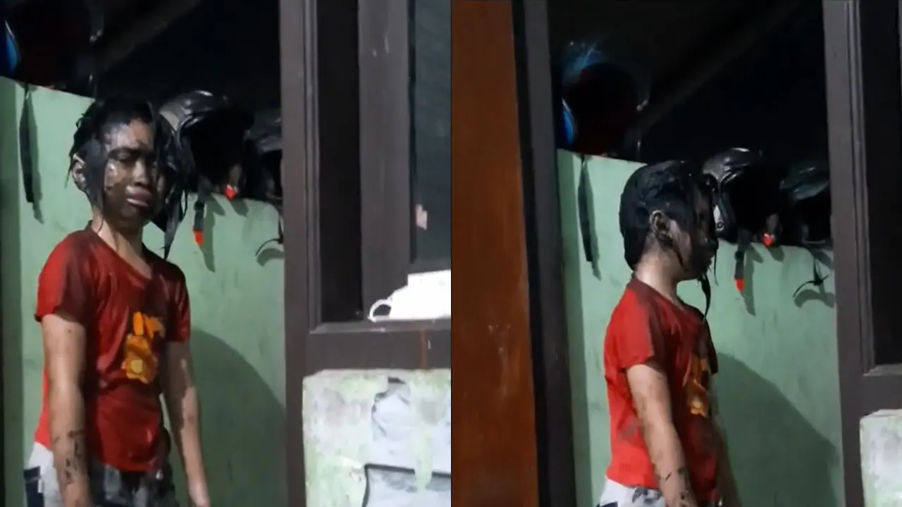 Tercebur ke got akibat dirundung teman