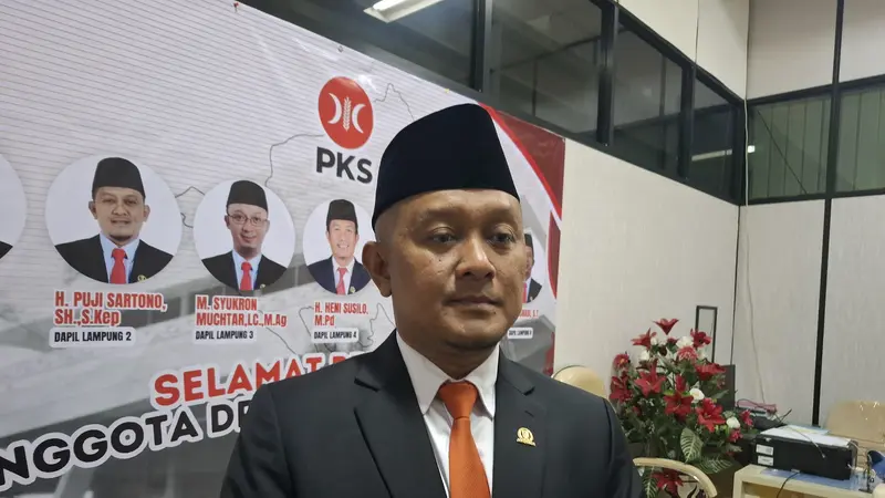 Anggota DPRD Lampung Fraksi PKS, Puji Sartono. Foto : (Liputan6.com/Ardi).