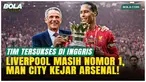 Liverpool memimpin daftar klub Inggris tersukses dengan 47 trofi, diikuti Manchester United. Manchester City kini mendekati Arsenal setelah juara Carabao Cup 2026 di Wembley.