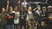 Grup reggae band Banten kampanye tolak narkoba (Liputan6.com/Yandhie Deslatama)