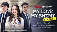 Vidio Sinetron My Love My Enemy Season 2 dapat disaksikan gratis di eksklusif di Vidio. (Dok. Vidio)