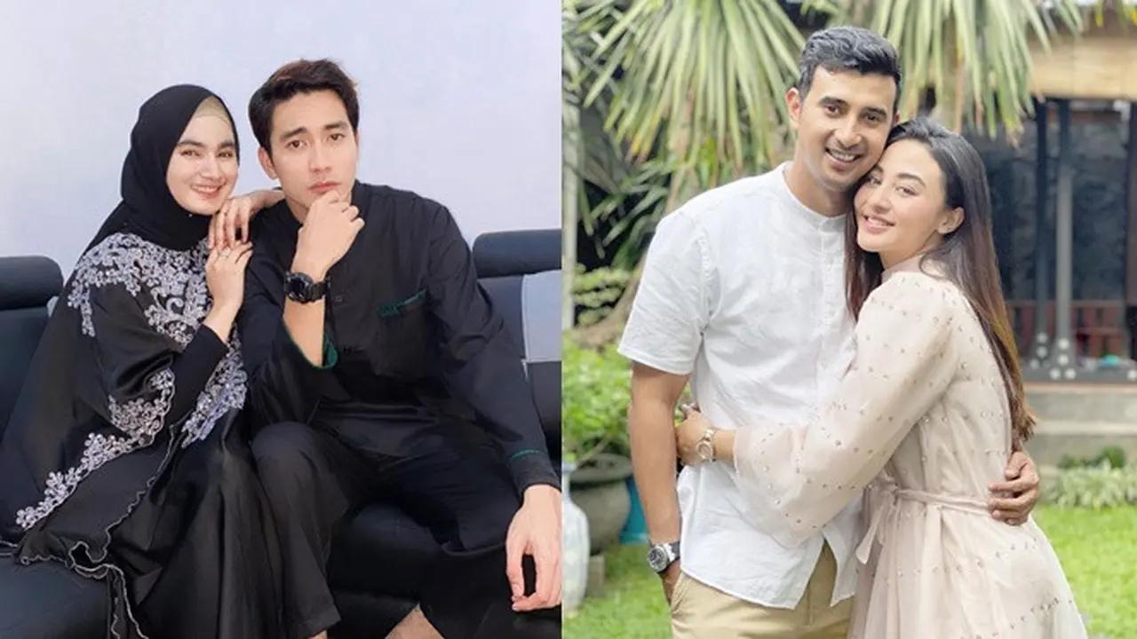 7 Kebersamaan Seleb Saat Lebaran Pertama Kali Bersama Pasangan