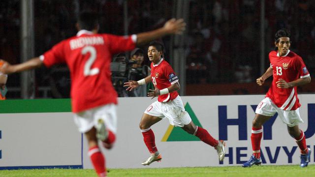 Bambang Pamungkas - Timnas Indonesia Vs Timnas Bahrain di Piala Asia 2007