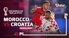Berita video highlights pertandingan pertama Grup F Piala Dunia 2022, antara Maroko melawan Kroasia, Rabu (23/11/22).
