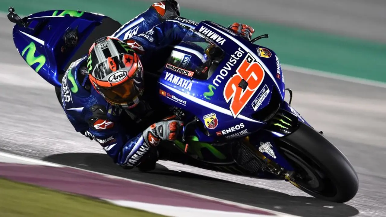 Maverick Vinales menguasai dua latihan bebas MotoGP Argentina 2017. 