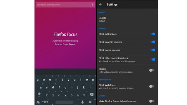 Firefox focus