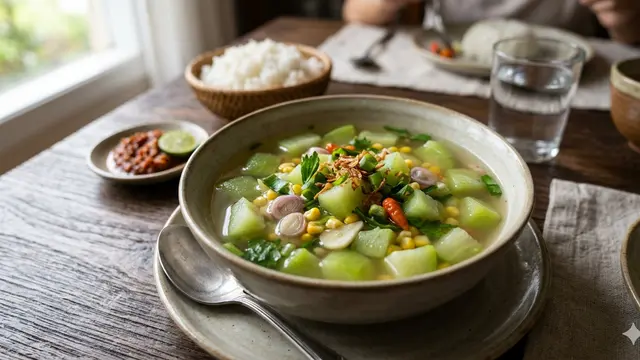 Resep Sayur Bening Jipang Segar dan Praktis
