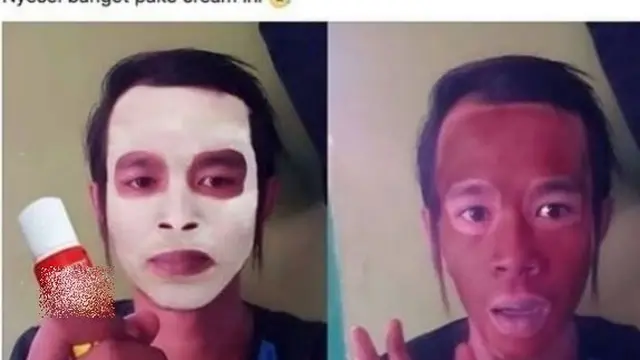 6 Potret Orang Salah Kira Pakai Masker Ini Kocak