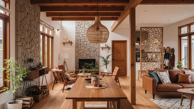 Rumah Kecil Gaya Skandinavia Tanpa Sekat (Sumber: gemini.com)