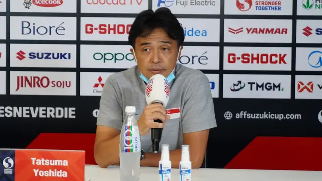 Pelatih Timnas Singapura di Piala AFF 2020, Tatsuma Yoshida.
