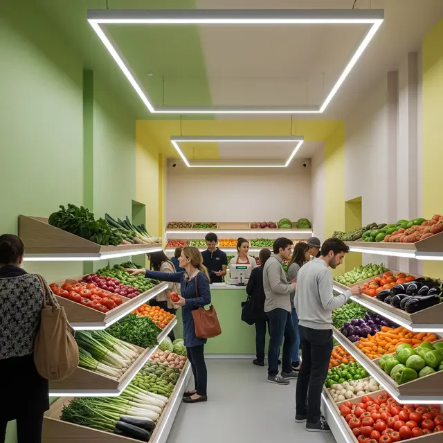 Desain Warung Sayur Minimalis Ramai Pengunjung