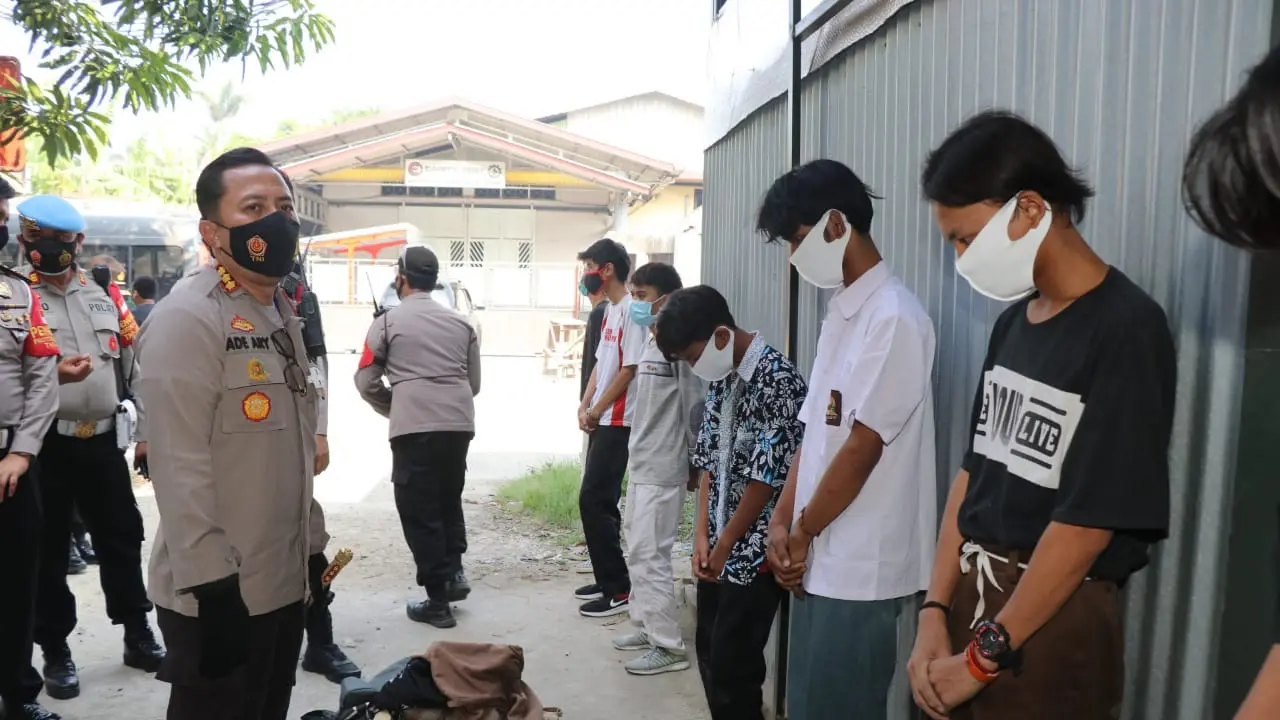 59 siswa yang ingin mengikuti demo Omnibus Law RUU Cipta Kerja diamankan polisi