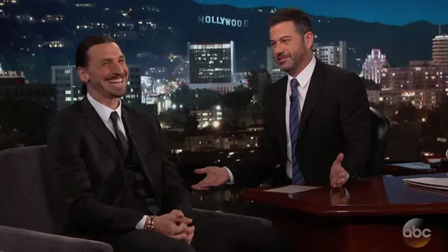 Zlatan Ibrahimovic (YouTube/ Jimmy Kimmel Live)