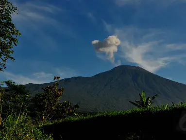 Gunung Slamet merupakan salah satu gunung berapi aktif yang berada di provinsi Jawa Tengah. (Liputan6.com/Andrian M Tunay)