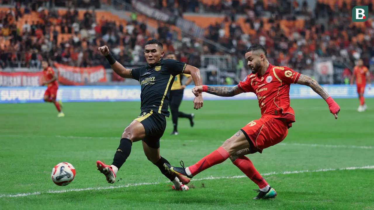 Foto: Empat Gol Tercipta, Laga Persija Jakarta Vs Borneo FC di BRI Super League Berakhir Imbang
