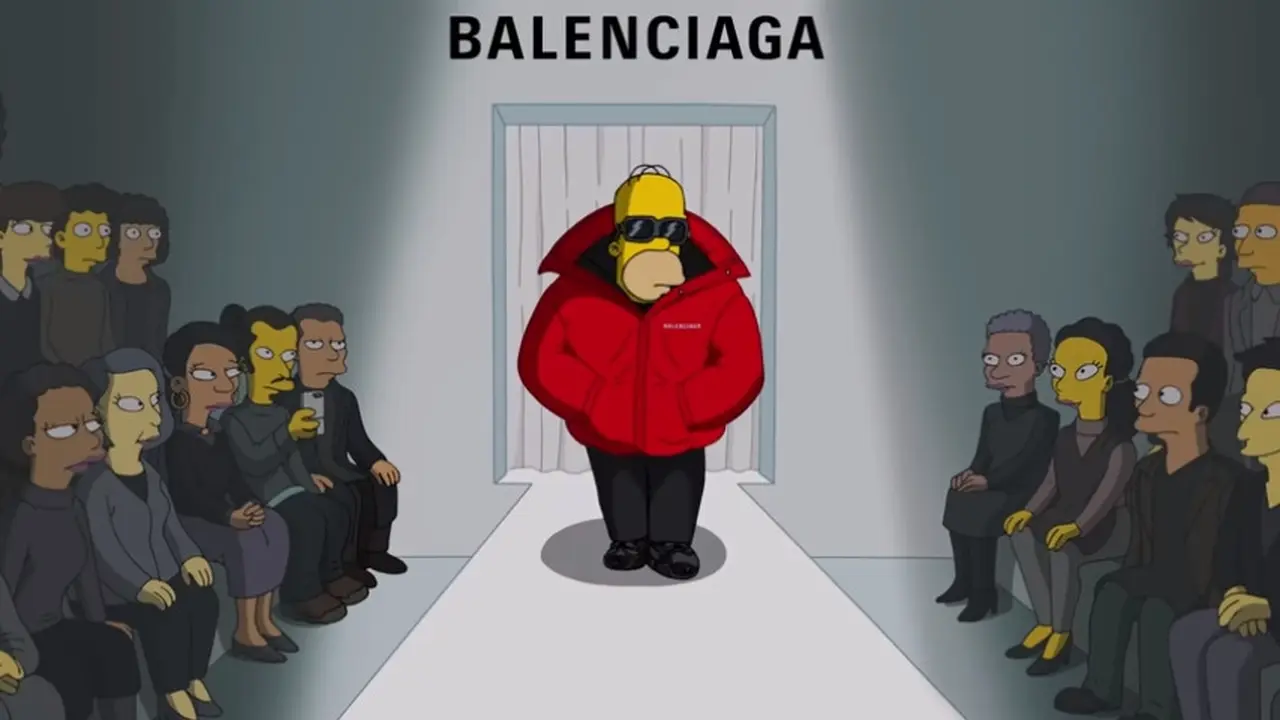 Aksi The Simpsons di Runway Balenciaga Paris Fashion Week