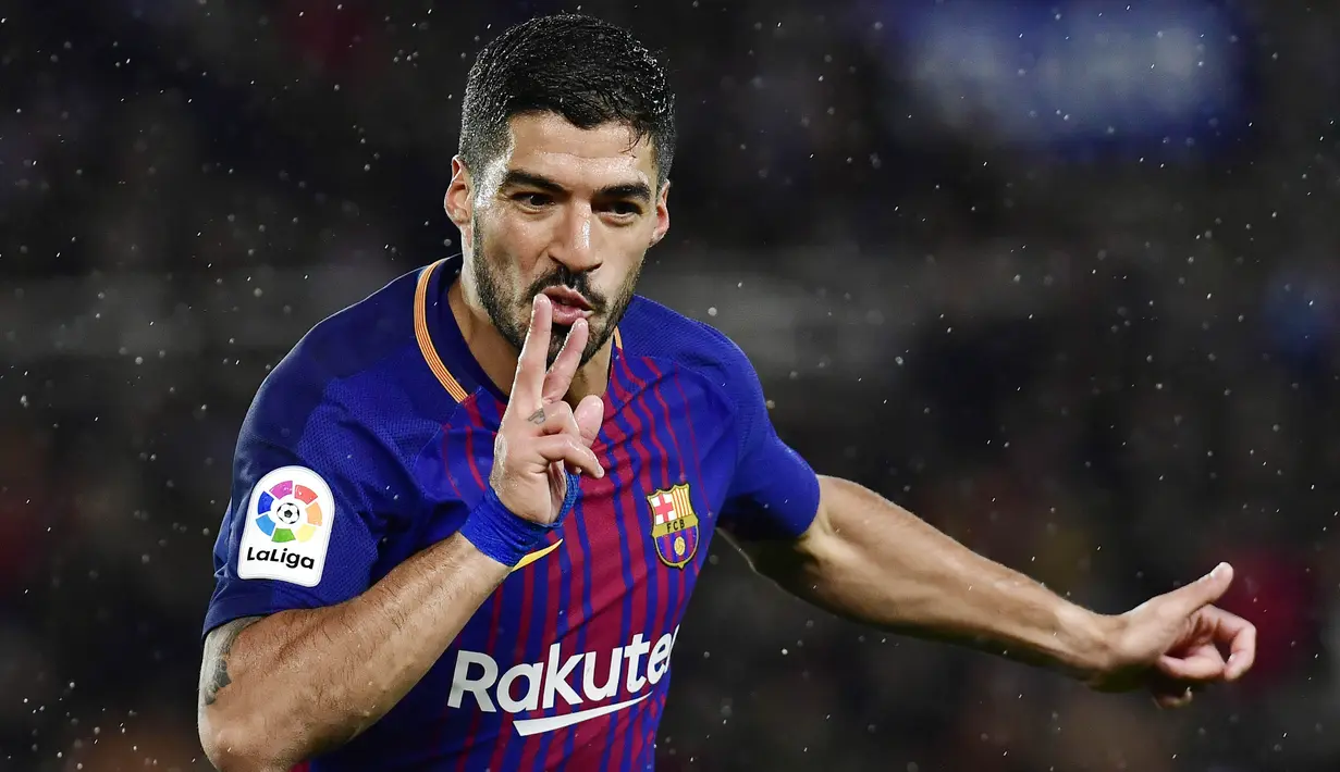 5. Luis Suarez (Barcelona): 2,5 juta pound (Rp 45,1 miliar). (AP/Alvaro Barrientos)