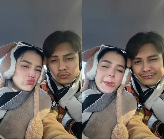 7 Potret Yasmine Ow bulan madu di Korea, netizen salfok wajah sang suami mirip adik Irish Bella