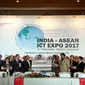 Pembukaan konferensi India-ASEAN ICT Expo 2017 di Ballroom Shangri-La, Jakarta, Rabu (6/12/2017). Liputan6.com/Jeko Iqbal Reza